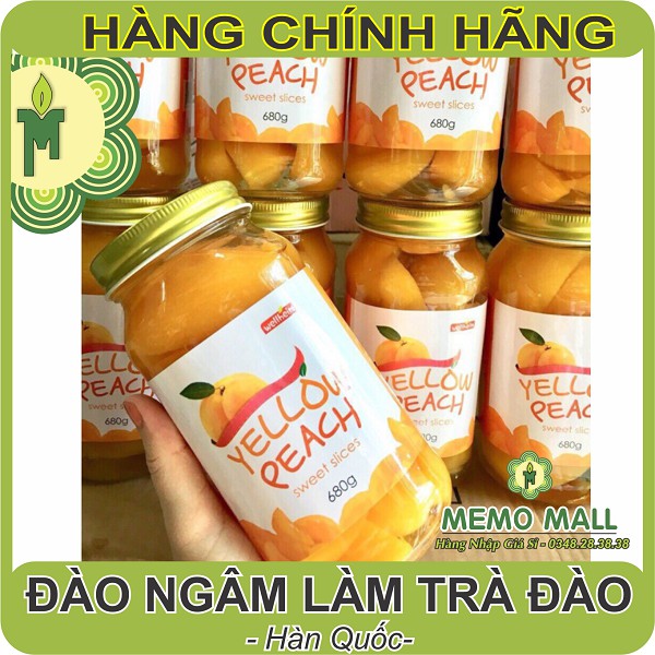 (Có GRAB_TP.HCM) ĐÀO NGÂM LÀM TRÀ ĐÀO - HÀN QUỐC