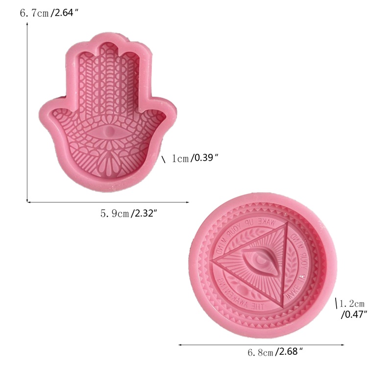 Khuôn Silicone Làm Mặt Trang Sức Hình Bàn Tay Fatima
