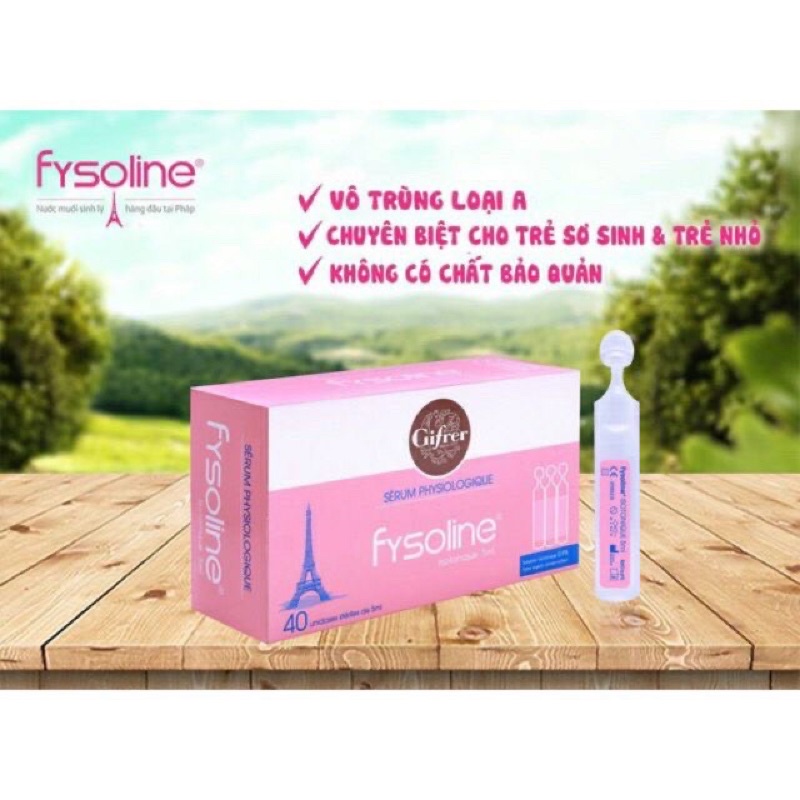 Fysoline - Nước Muối Sinh Lý của Pháp : Vệ sinh mắt - mũi - miệng