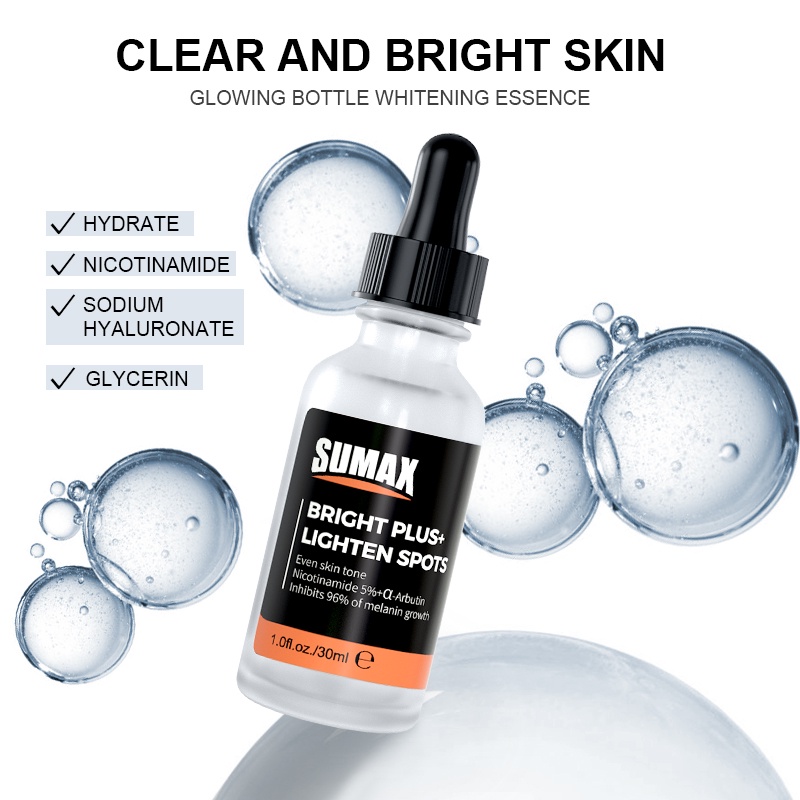 Serum SUMAX chứa Niacinamide 10% và kẽm 1% giúp cân bằng và làm săn chắc da 30ml