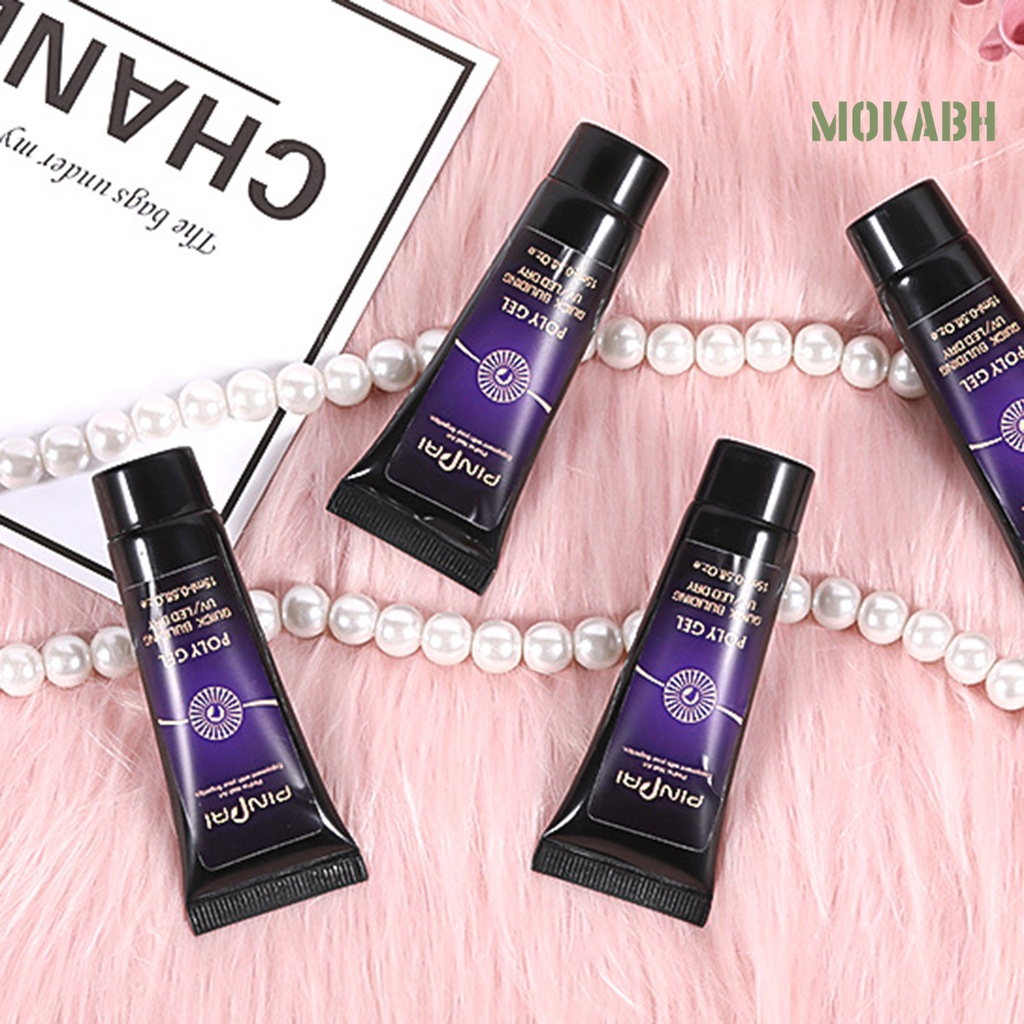 1 Bộ Gel Nối Dài Móng Tay 15ml Bán Vĩnh Viễn DIY Nhiều Màu Sắc
