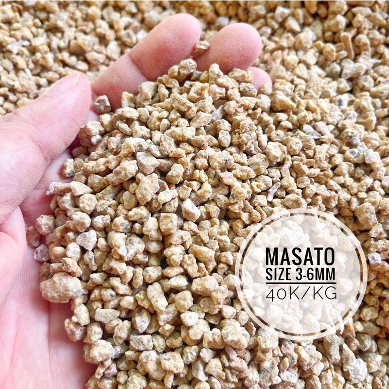 1Kg Đá Khoáng Masato 3 - 6Mm - Kích Rễ, Giữ Màu Sen Đá