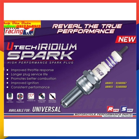 ♦️Bugi Uma UtechIRIDIUM SPARK chính hãng loại chân dài modem mới 2019 ♦️