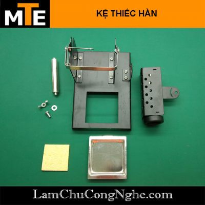 Giá đỡ mỏ hàn kèm kệ thiếc hàn loại tốt chống mũi hàn tiếp xúc với bên ngoài