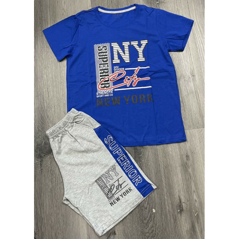 Bộ Bé Trai Cộc Tay Size Đại Cồ 40-60kg chất cotton co dãn đẹp mát hàng công ty