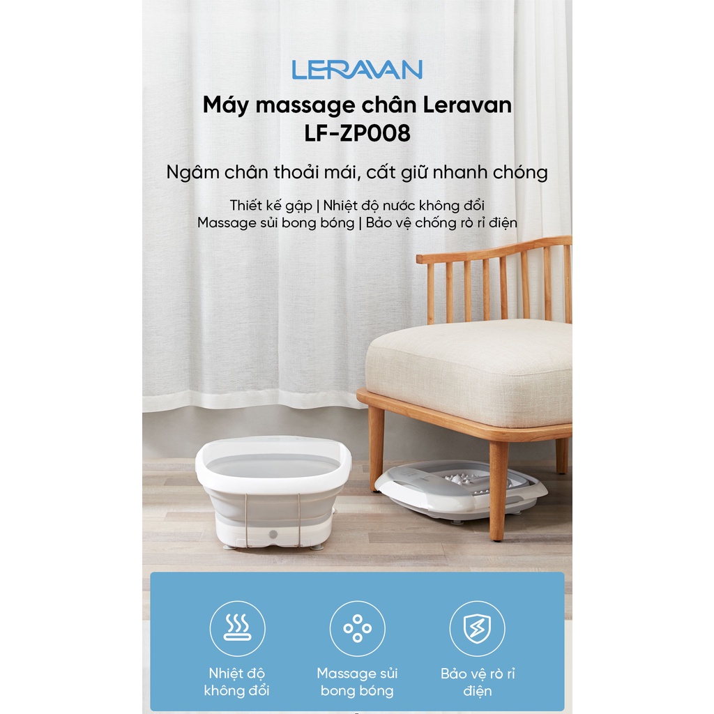 Bồn ngâm nước massage chân xiaomi LF-ZP008