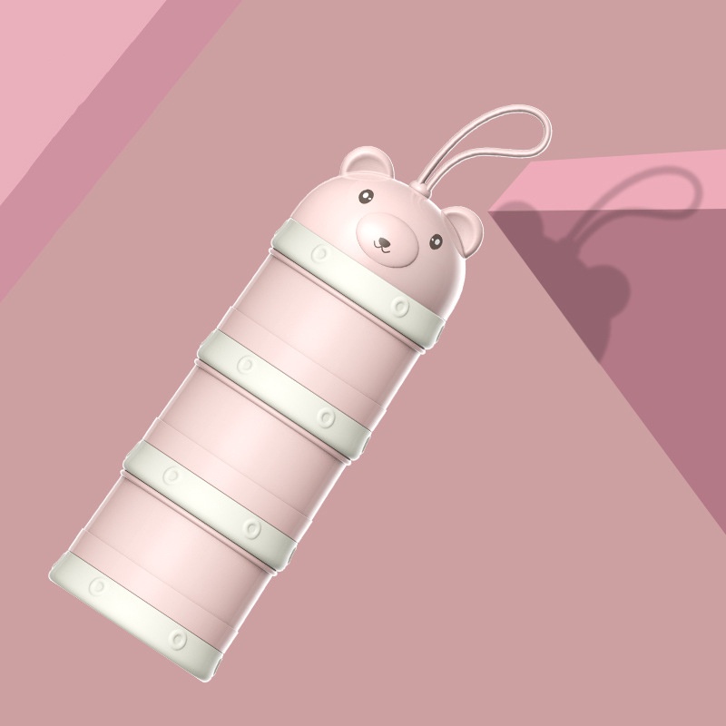 Hộp chia sữa cho bé, hộp chia thức ăn MISUTA 3 ngăn chất liệu cao cấp Hải Anh Family