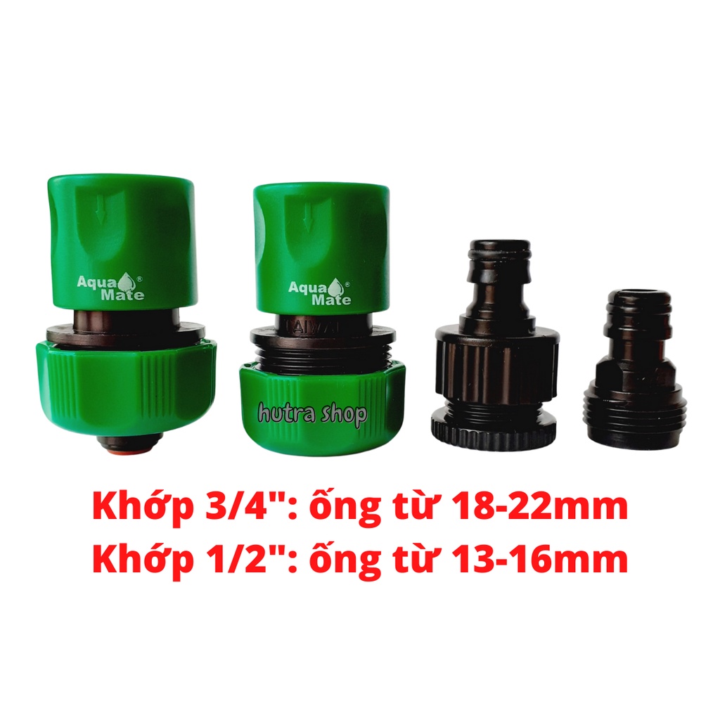Khớp nối nhanh ống nước 3/4" Aquamate
