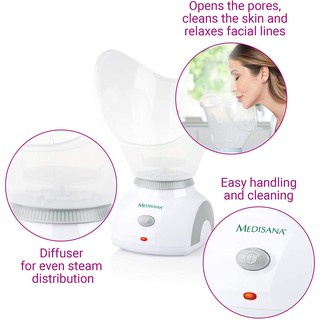 Máy xông mặt Medisana FSS - máy xông hơi cho da mặt [nhập Đức chính hãng]