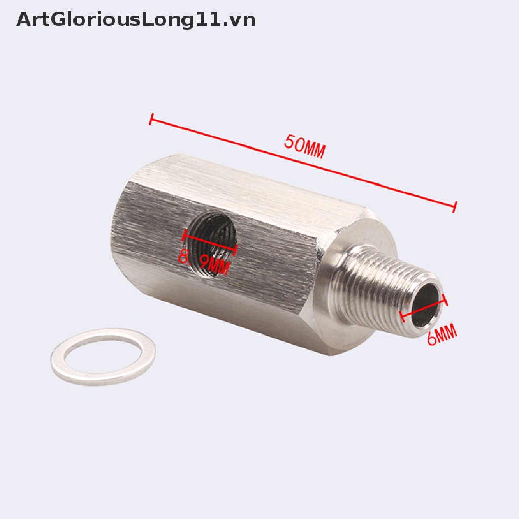 Đầu Nối Cảm Biến Áp Suất Dầu 1 / 8 '' Sang 1 / 8 NPT Bằng Thép Không Gỉ