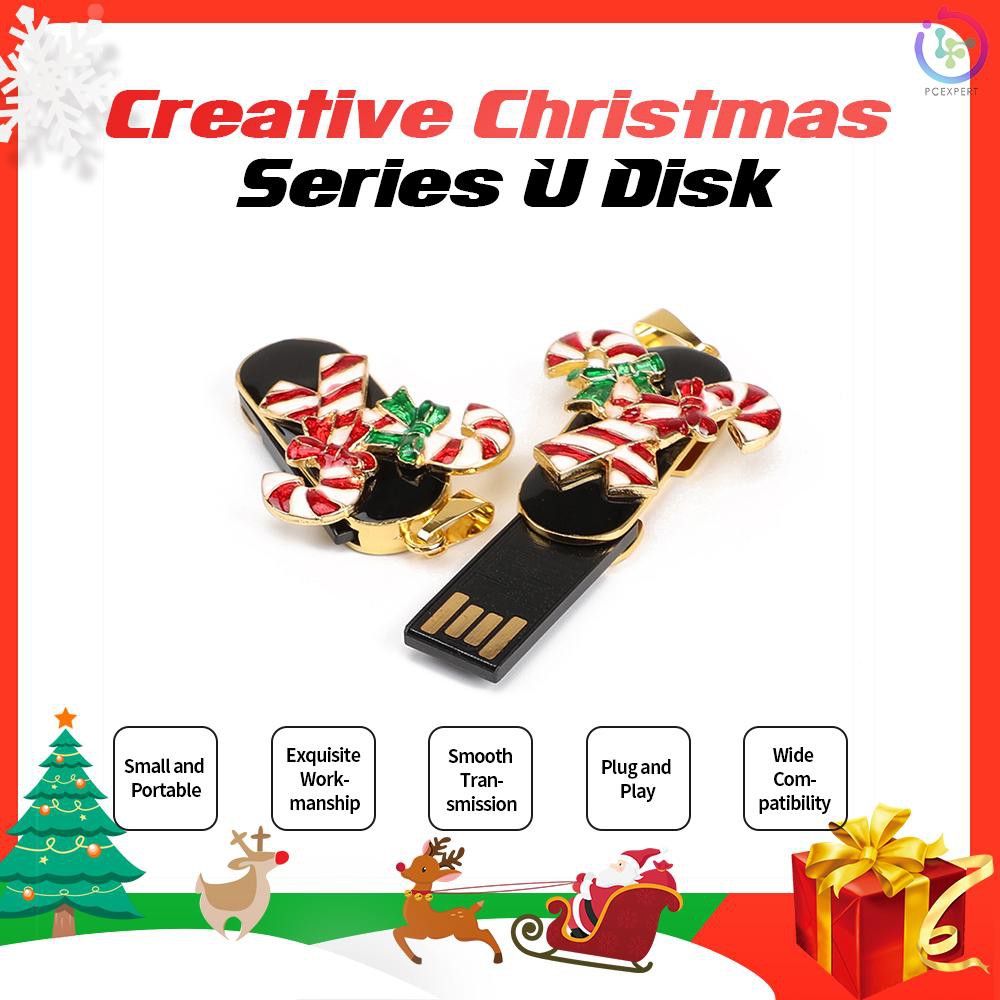 Usb 2.0 128gb Tốc Độ Cao Họa Tiết Giáng Sinh