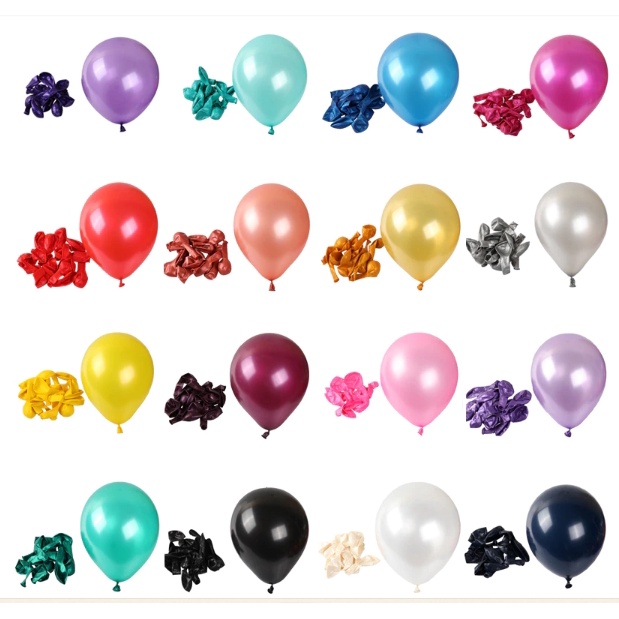 Bong bóng nhũ trang trí sinh nhật, sự kiện,...