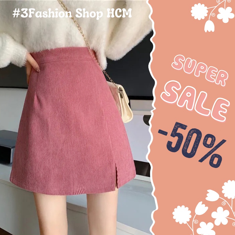 Chân Váy Chữ A Vải Nhung Tăm, Chân Váy Chữ A Vải Thun Caro V01