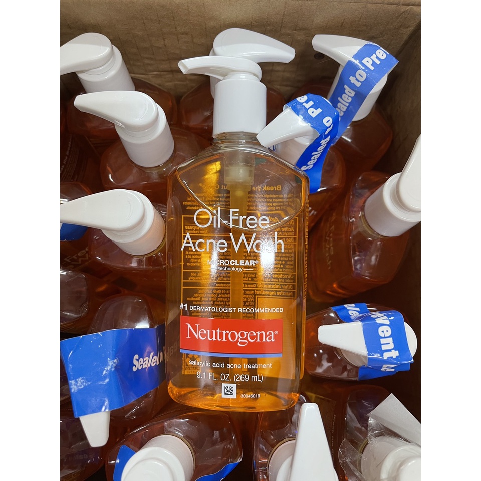 Sữa rửa mặt Neutrogena Oil - Free Acne Wash - 269ml