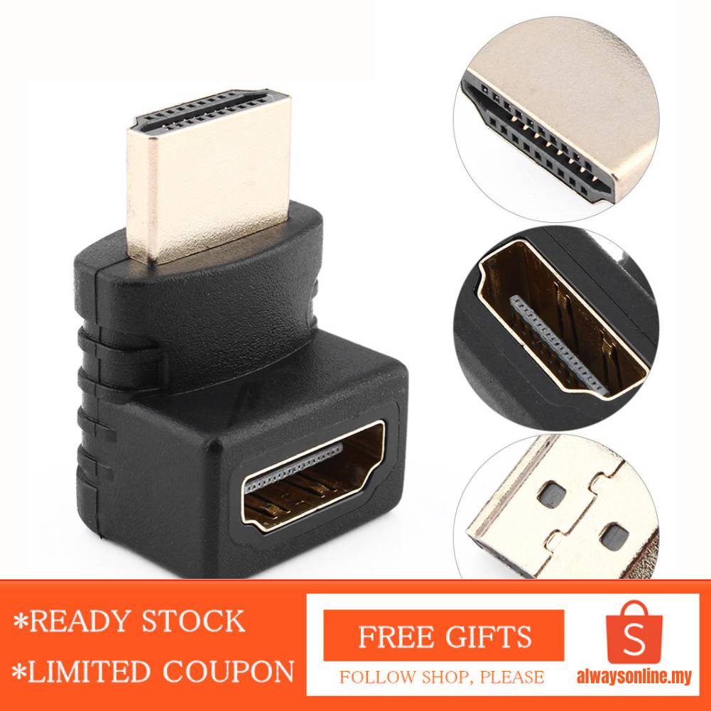 Đầu chuyển đổi góc 270 độ giắc cắm HDMI sang cổng