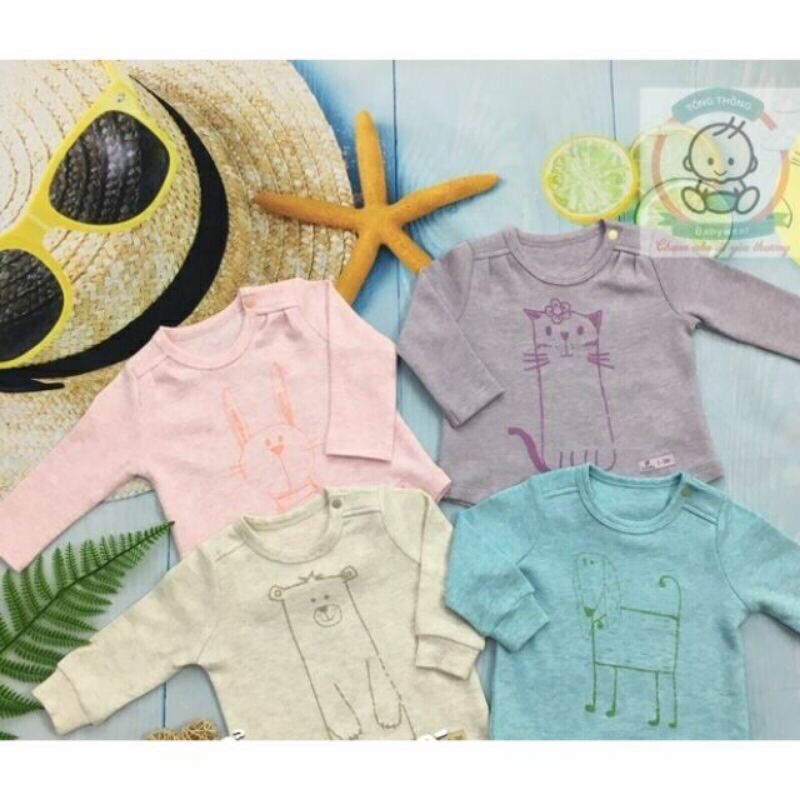 [Lullaby Sale] Áo Lullaby cotton nỉ dài tay cho bé trai/ bé gái sale sốc