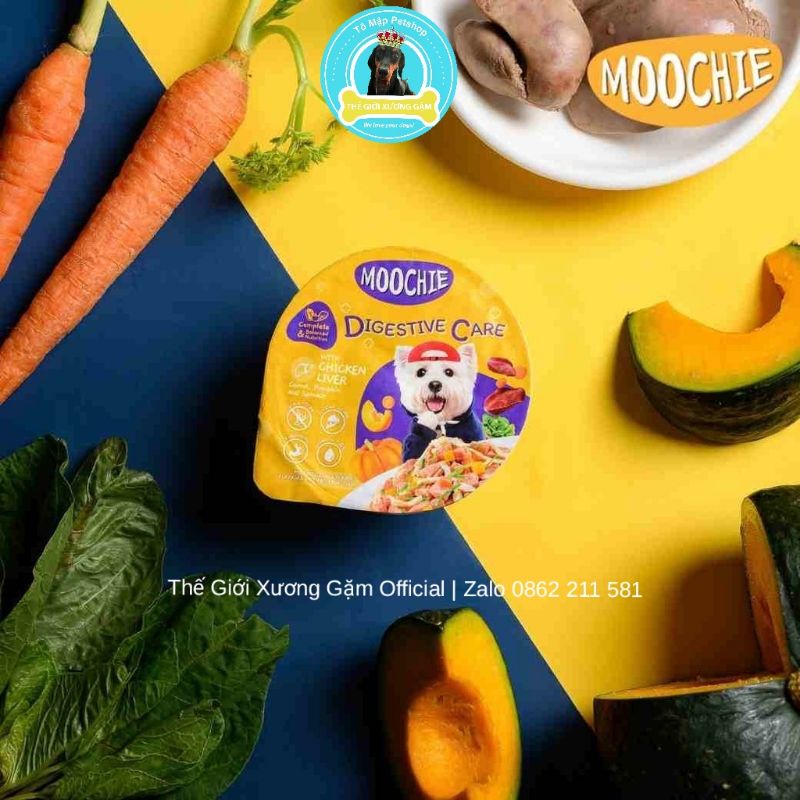 [Mã PET50K giảm Giảm 10% - Tối đa 50K đơn từ 250K] MOOCHIE PATE THỨC ĂN ƯỚT CHO CHÓ 85GR