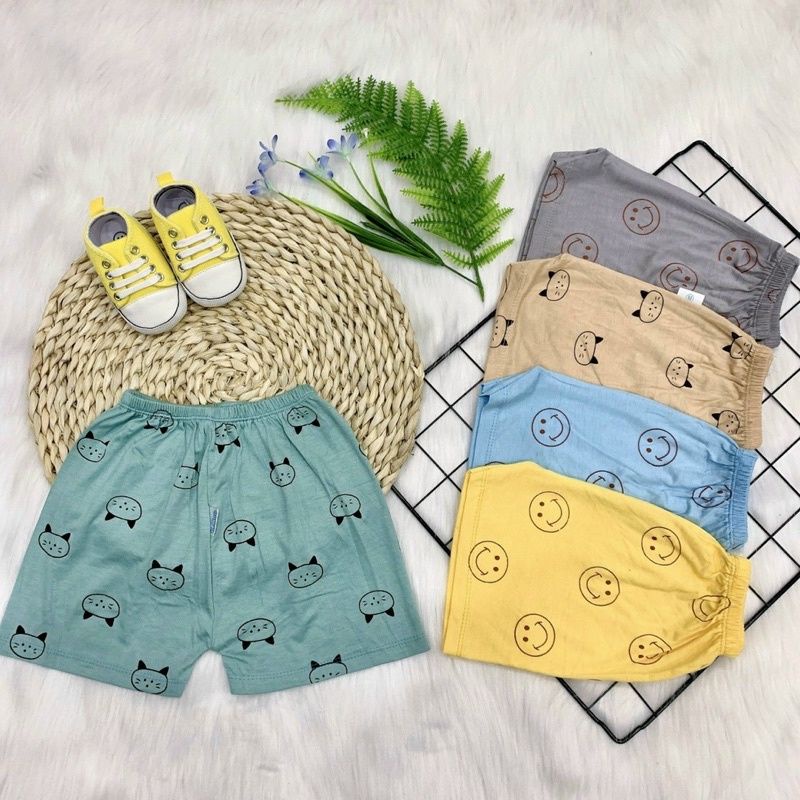 Quần Đùi Chục Cho Bé Trai, Bé Gái Vải Thun Lạnh Cao Cấp