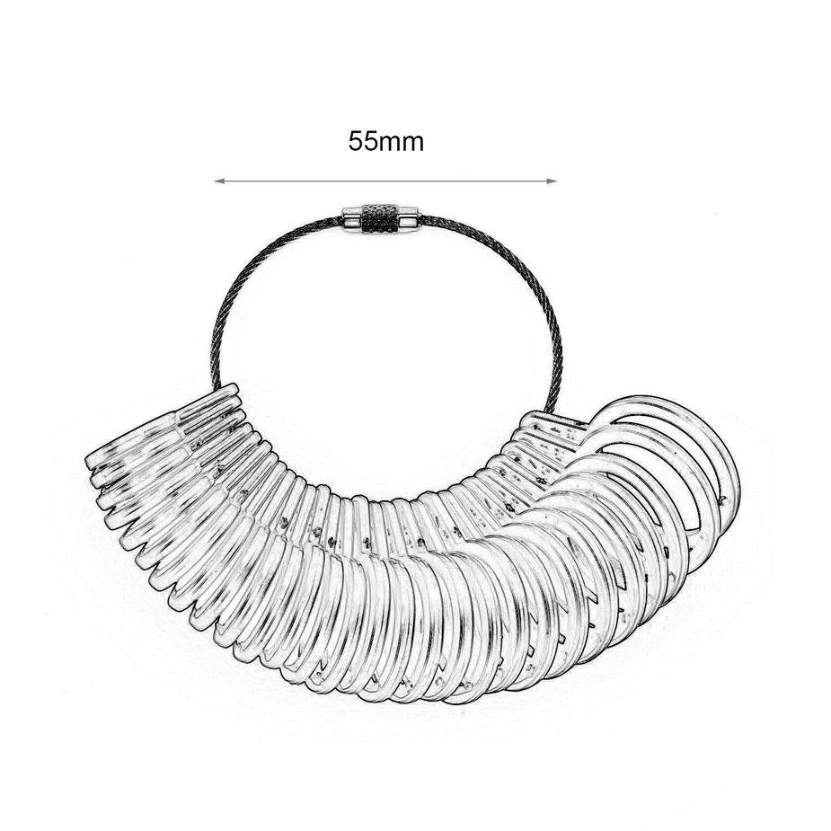 Bộ Nhẫn Đo Size Nhẫn 0-13