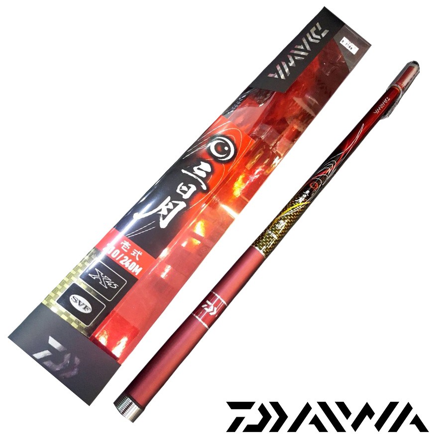 Cần câu tôm Daiwa Kotsugi Ebi màu đỏ 2m1 / 2m4 - Đồ Câu Fimax