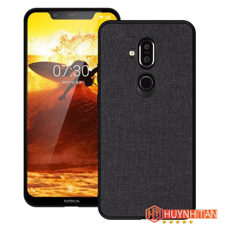 Ốp lưng Nokia 8.1 hay Nokia X7 vải jean chống sốc