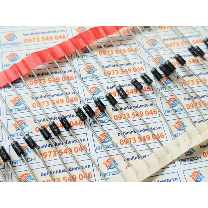 [Combo 50 chiếc] Diode chỉnh lưu 1N4001 DO-41 1A 50V
