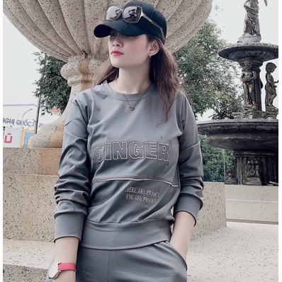 Đồ bộ nữ, đồ bộ thể thao chất umi cotton, mềm mịn co giãn 4 chiều, thiết kế trẻ trung mang lại cảm giác thoải mái | BigBuy360 - bigbuy360.vn