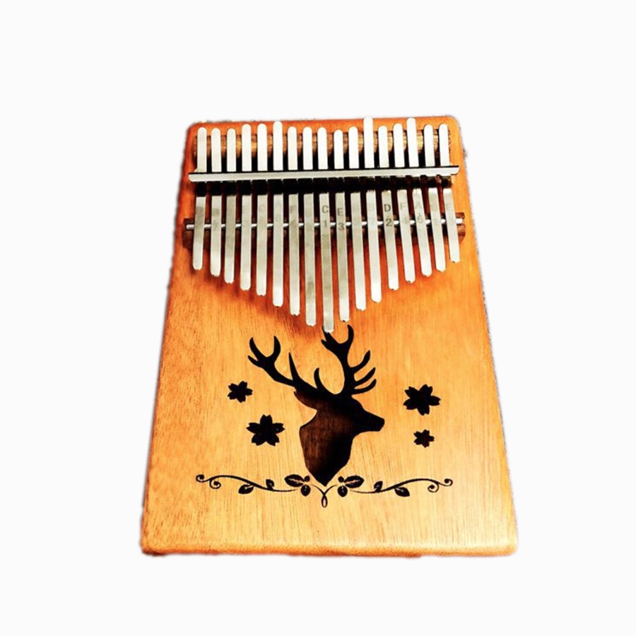 Đàn Kalimba Woim Gỗ 17 Phím Cao Cấp Mẫu Tuần Lộc