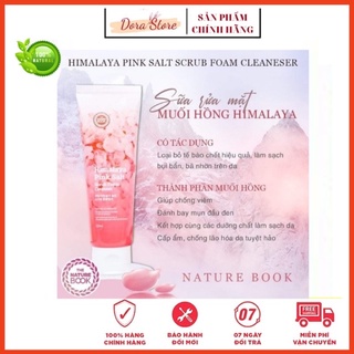 Sữa rửa mặt muối hồng HIMALAYA- The Nature Book (Himalaya Pink Salt - Scub Foam Cleanser)