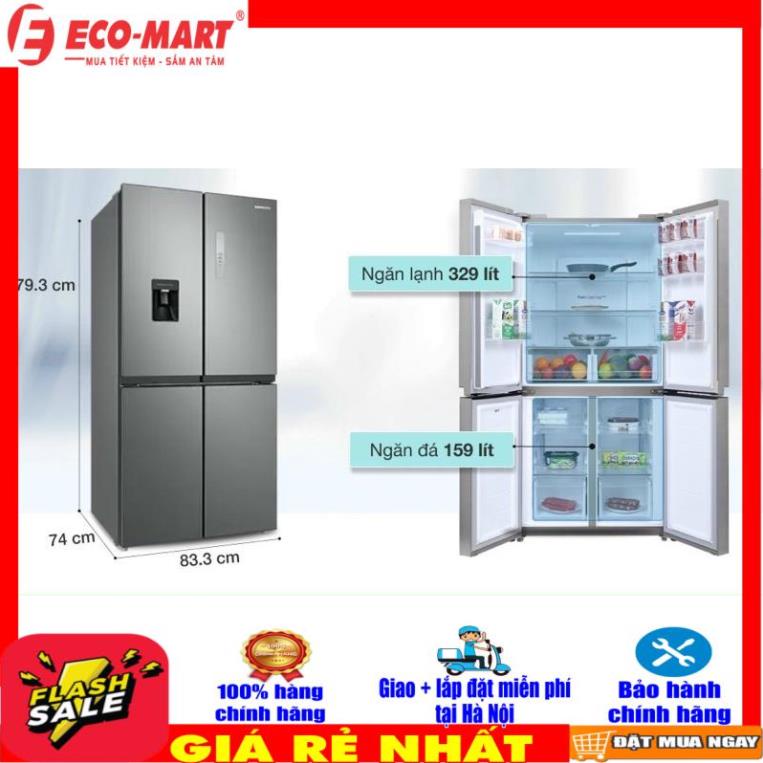 Tủ lạnh Samsung Inverter 488 lít RF48A4010M9/SV.MODEL2021