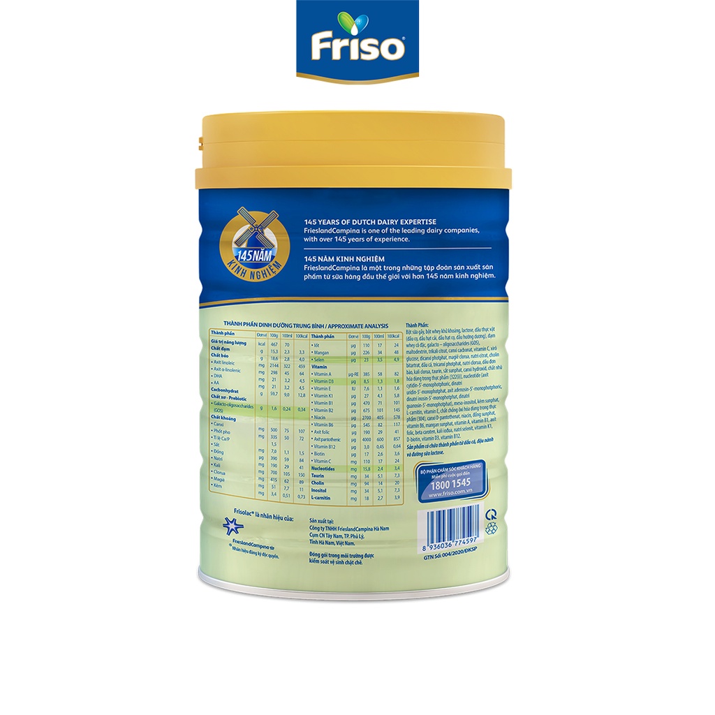 Sữa bột frisolac gold 2 380g - ảnh sản phẩm 2