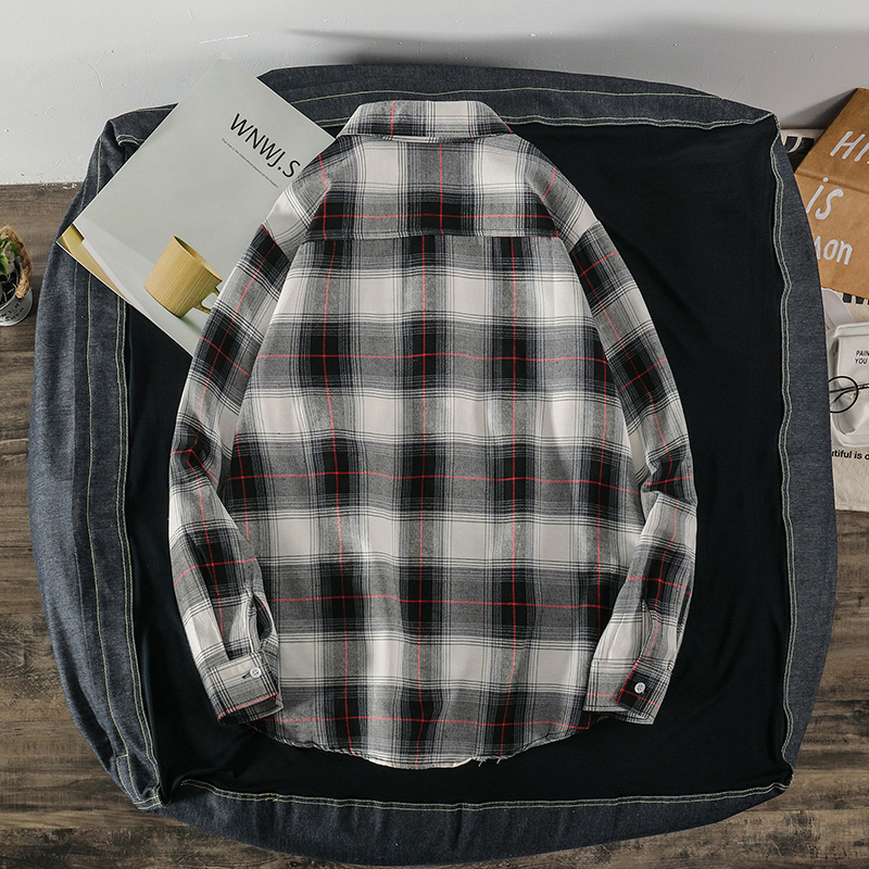 Áo Sơ Mi Ca Rô Dài Tay Năng Động Thời Trang Cho Nam