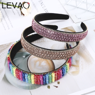 Băng đô cài tóc đính đá phong cách retro cho nữ