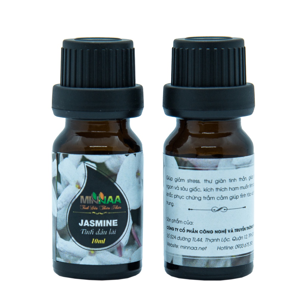 Tinh dầu xông phòng Hoa Lài 10ml, Tinh dầu nhập khẩu mùi hương dễ chịu