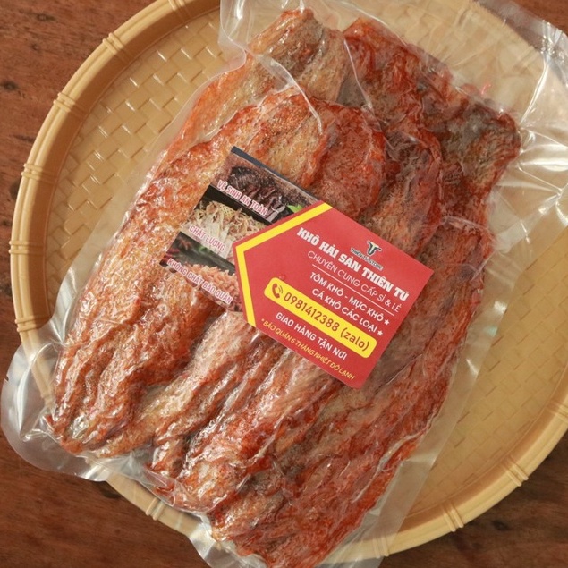 Khô cá mối tẩm 1kg , nhiều dinh dưỡng vị ngon đậm đà đặc sản Cà Mau dùng chế biến nhiều món ngon , Thiên Tú Foods