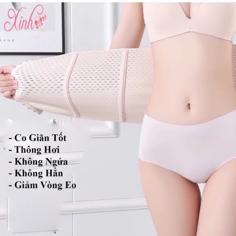 Đai Gen Bụng Chữ M chống cuộn, có lỗ thông hơi chất mềm