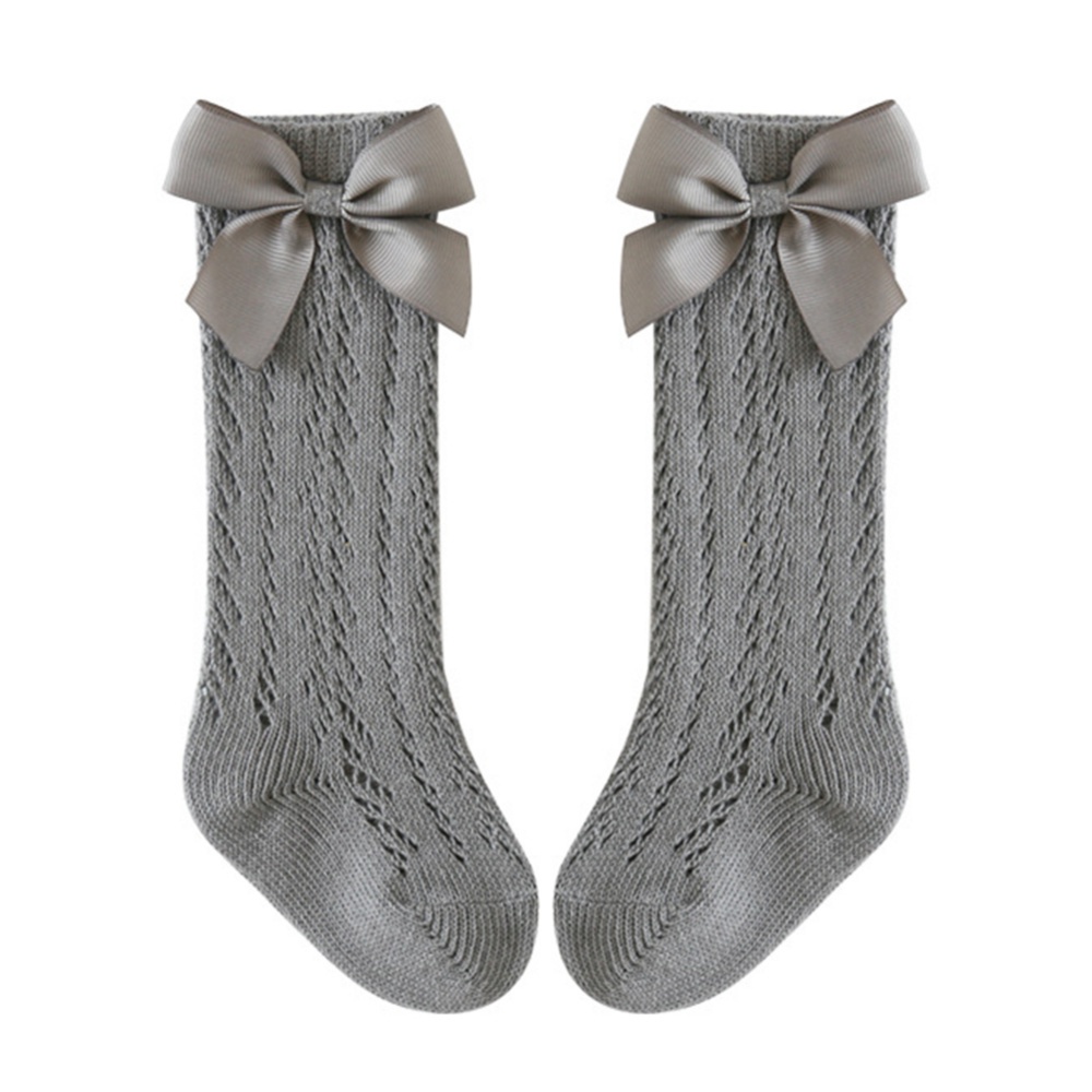 Vớ Mỏng Đính Nơ To Kiểu Công Chúa Dễ Thương Cho Bé Gái Từ L-3-5 Tuổi