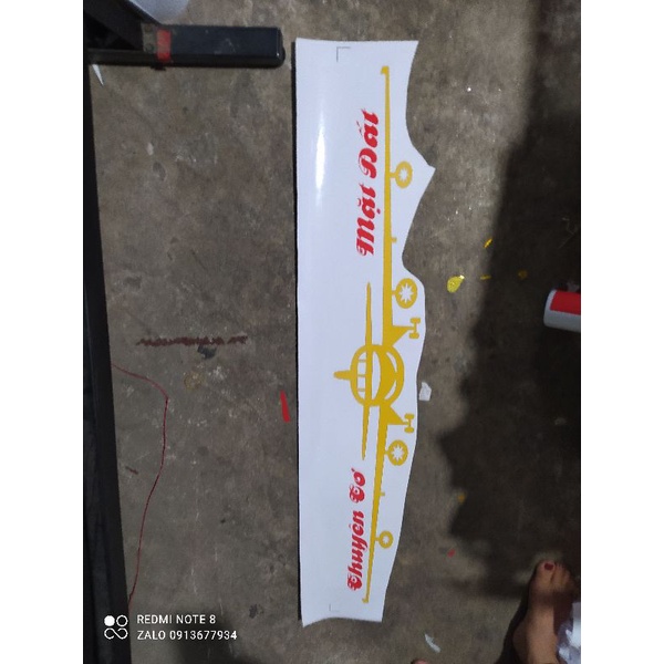 Tem decal chữ mã đáo thành công, máy bay dán  trang trí xe tải, xe ô tô, xe ben