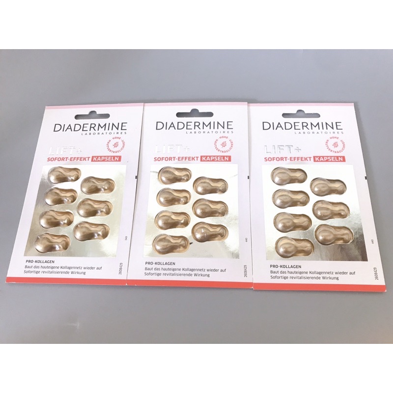 Viên nang dưỡng Da Collagen tươi làm trắng,chống lão hoá Diadermine Lift+  - Vỉ 7 Viên