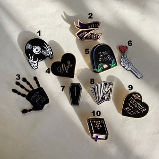 Pin Cài Áo/Huy Hiệu/Ghim Cài Áo, Mũ, Balo, Túi Xách BLACK