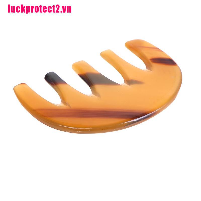 H&L 1Pcs Scrapping Comb Horn Massager Body Acupuncture Slimming Face Massage Tool