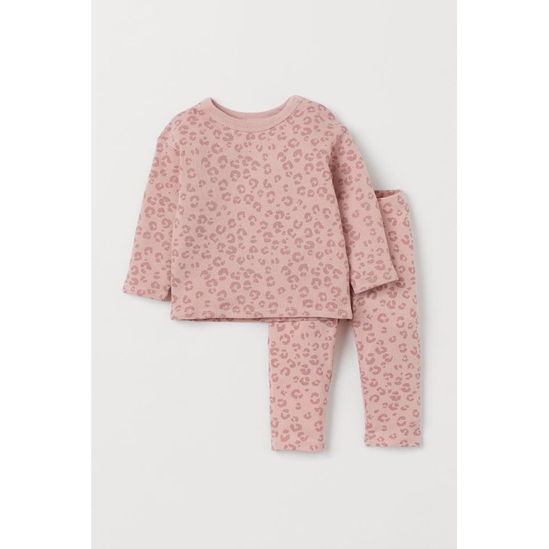 Bộ nỉ H&M Aithentic bé gái có sẵn siêu xinh