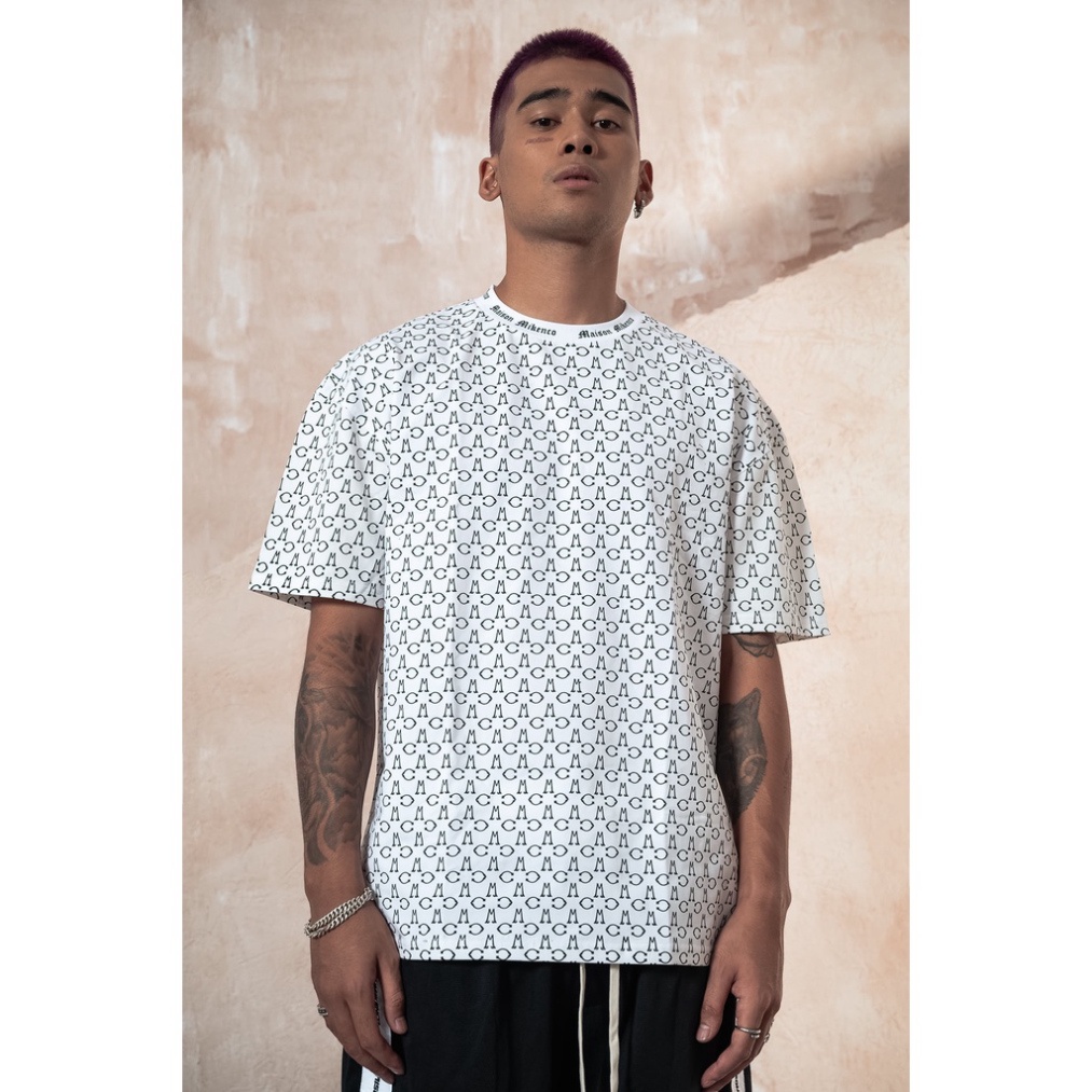 Áo Phông BALENCIAGA Form Rộng Tay Lỡ Vải Cotton , Áo Thun Tay Lỡ Unisex Nam Nữ