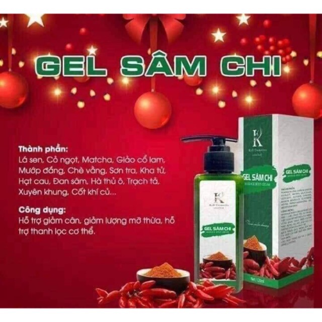 GEL TAN MỠ_GIẢM CÂN SÂM CHI HÀNG CTY HÀNG CHÍNH HÃNG 100%