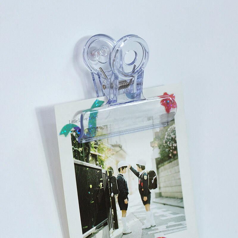 Kẹp Giấy Trong Suốt Phong Cách Hàn Quốc Sáng Tạo