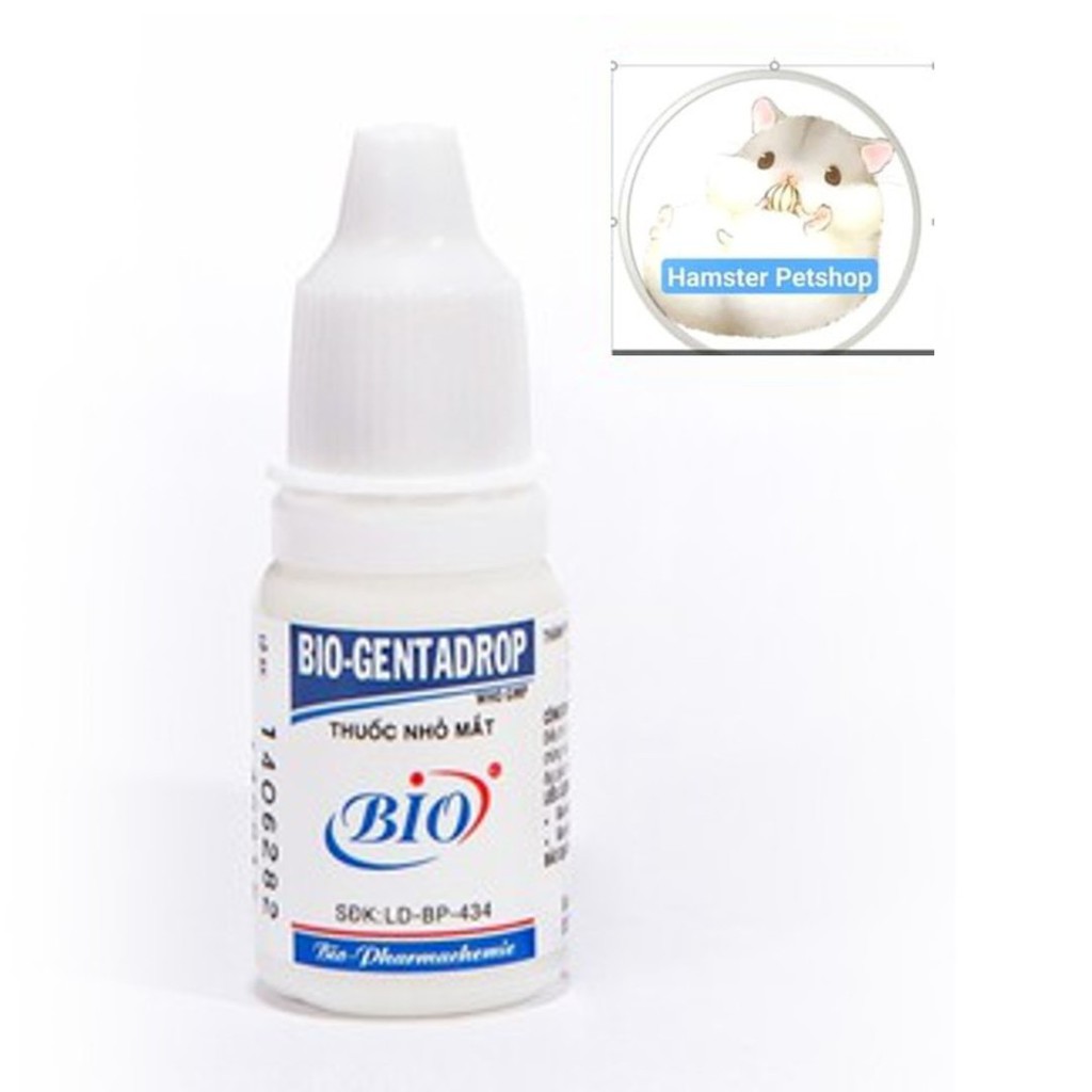 Nhỏ mắt Bio cho hamster, Guinea Pig (bọ ú, chuột lang), chó, mèo, thỏ, sóc, chinchilla