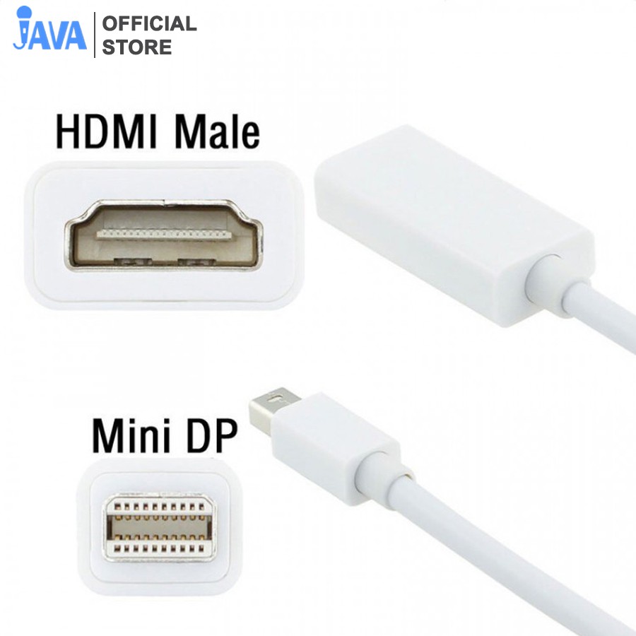 Cáp chuyển display port mini  to hdmi, dp mini to hdmi, dùng cho macbook