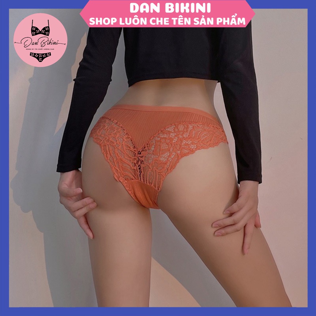 Quần Lót Nữ Ren cao cấp sexy gợi cảm ôm dáng thiết kế cạp chun MÃ 6082