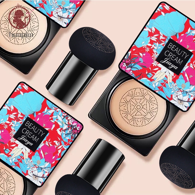 Kem Nền Cc Air Cushion Dưỡng Ẩm Lâu Trôi Che Khuyết Điểm Làm Trắng Da Kèm Cọ Đầu Nấm Tiện Dụng | BigBuy360 - bigbuy360.vn