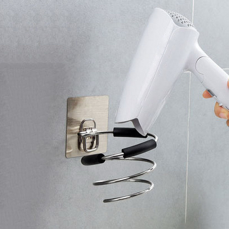 Giá Đỡ Máy Sấy Tóc Gắn Tường Bằng Thép Không Gỉ Chất Lượng Cao